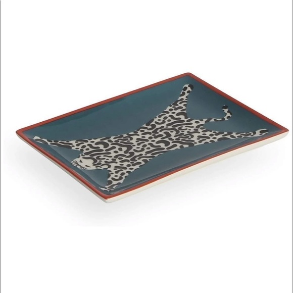 Jonathan Adler Catch All Trinket Tray - RARE- Leopard - Picture 2 of 11